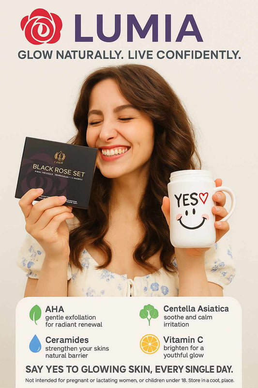 Lumia Black Rose Set